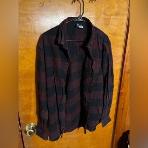 H&M DIVIDEND FLANNEL SIZE XL